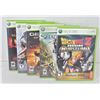 Image 1 : LOT OF 5 XBOX 360 GAMES.