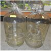 Image 1 : PAIR OF GLASS CARBOYS 23 L / 6 GALLONS