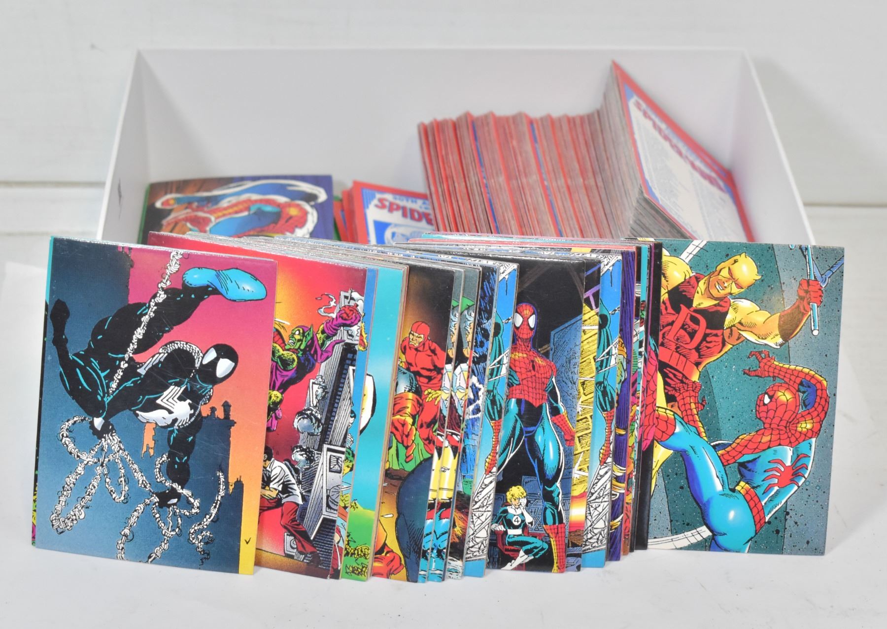 SPIDER MAN MARVEL CARDS 1992 OVER 250 CARDS SPIDER MAN MARVEL CARDS 1992 OVER 250 CARDS