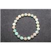 Image 1 : #378-NATURAL AFRICAN TOUQOUISE BEAD BRACELET 7.5"