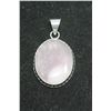 Image 1 : #87-NATURAL PINK ROSE QUARTZ PENDANT