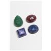 Image 1 : #62-RUBY,EMERALD,SAPHHIRE GEMSTONE 25.70CT