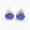 Image 1 : JS52-99 SILVER TANZANITE(1.75CT) EARRINGS