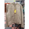 Image 1 : NEW ITALIAN SUEDE JACKET - SIZE XL