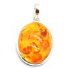 Image 1 : JS52-70 SILVER AMBER (RECONSTITUTED)(8.5CT) PENDAN