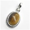 Image 3 : JS52-77 SILVER TIGER EYE(9.45CT) PENDANT