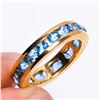 Image 3 : TN2-101 SILVER BLUE TOPAZ(2.9CT) RING