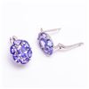 Image 2 : TN2-115 SILVER TANZANITE(4.25CT) EARRINGS