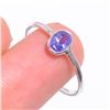 Image 3 : TN2-113 SILVER TANZANITE(0.45CT) RING