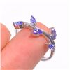 Image 3 : TN2-121 SILVER TANZANITE(0.9CT) RING