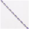 Image 2 : TN2-123 SILVER TANZANITE(3.3CT) BRACELET
