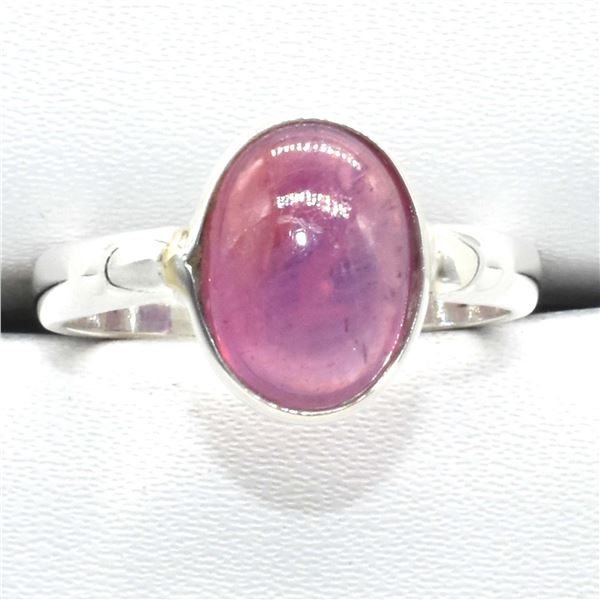 TN2-131 SILVER RUBY(4.3CT) RING