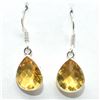 Image 2 : TN2-149 SILVER CITRINE(8.4CT) EARRINGS