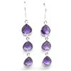 Image 1 : TN2-177 SILVER AMETHYST(17.4CT) EARRINGS