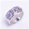 Image 1 : TN2-172 SILVER TANZANITE(1.8CT) RING