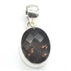 Image 1 : TN2-198 SILVER SMOKEY QUARTZ(8.05CT) PENDANT