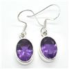 Image 1 : TN2-193 SILVER AMETHYST(13.65CT) EARRINGS