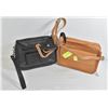 Image 1 : 2 NEW PURSES - 1 BROWN, 1 BLACK