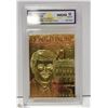 Image 1 : WCG GRADED 10 MINT 23KT GOLD DONALD TRUMP