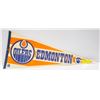 Image 1 : EARLY 1980'S OILERS PENNANT WITH SCARCE BUTTON