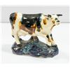 Image 1 : SIGNED CHINESE CERAMIC COW FROM THE 50'S