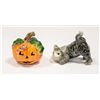 Image 1 : 60'S HALLOWEEN SHAKERS PUMPKIN AND CAT
