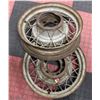 Image 1 : 2 1935 16" FORD WIRE RIMS