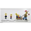Image 1 : "LET IT D'OH" FIGURINE SET -SIMPSONS HAWTHORNE