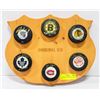 Image 1 : AUTOGRAPHED ORIGINAL SIX NHL LOGO