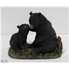 Image 1 : BEAR & CUB FIGURINE, 10 X 9
