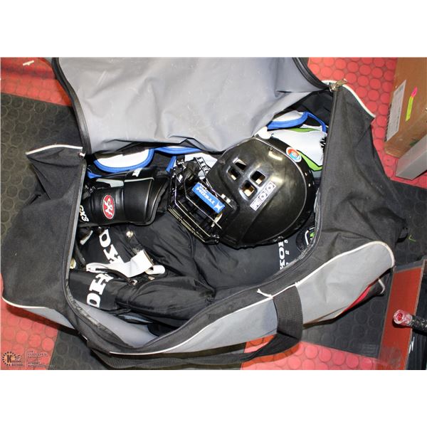 COMPLETE HOCKEY GOALIE SET