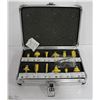 Image 1 : NEW 12PC CARBIDE ROUTER SET, ¬ IN SHANK, METAL