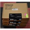 Image 1 : LOT OF 3 CISCO SMALL BUSINESS ROUTERS-MODEL RV802