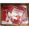 Image 1 : BOX OF REINDEER THEMED ITEMS