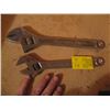 Image 1 : 2 CRESCENT WRENCHES, A 10" & A 12"