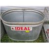 72 GALL. LIVESTOCK GALVANIZED TROUGH