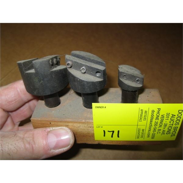 SET OF 3 FLY CUTTER SET