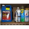 Image 2 : LG. LOT OF ASST. CUTTING OILS, BUG SPRAY, GREASE, ETC.