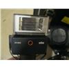 Image 2 : PENTEX SUPER ME 35MM CAMERA IN CASE WITH EXTRA TELEPHOTO LENS, FLASHES, ETC.