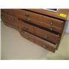 Image 2 : OAK 6 DRAWER MIRRORED DRESSER