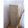 Image 1 : COLE 4 DRAWER FILING CABINET W/KEY