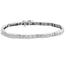 $13,000 Genuine 3.00ct Diamond Bracelet 18K Gold