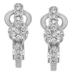 $3,199 Genuine 0.50 ct Diamond Earrings 14K Gold