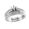 Image 1 : $1,999 Genuine 0.25 ct Semi Mount Diamond Ring 14K Gold