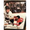 Image 2 : BOBY ORR AND PHIL ESPOSITO DUAL SIGNED AND FRAMED 16 X 20