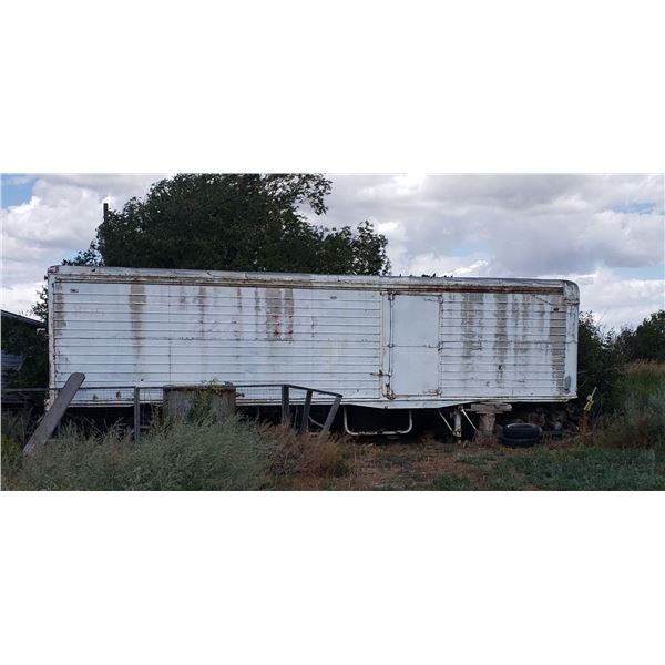 REMOTE PICKUP EAST OF CLAVET Insulated 30 ft trailer -Insulated, Wired, Solid floors, Dividing wall