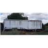 Image 1 : REMOTE PICKUP EAST OF CLAVET Insulated 30 ft trailer -Insulated, Wired, Solid floors, Dividing wall