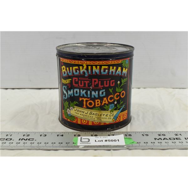 Buckingham Cut Tobacco Tin