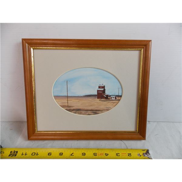 Sandgren Pool Elevator Oil painting - by Charles Heise