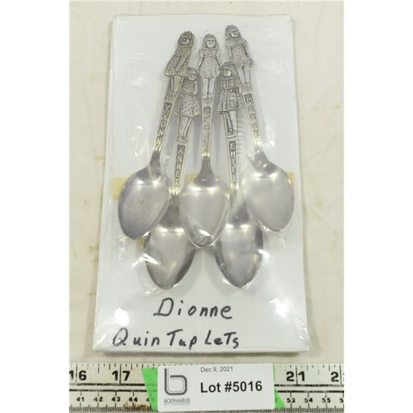 (5) Dionne Quintuplets spoon set
